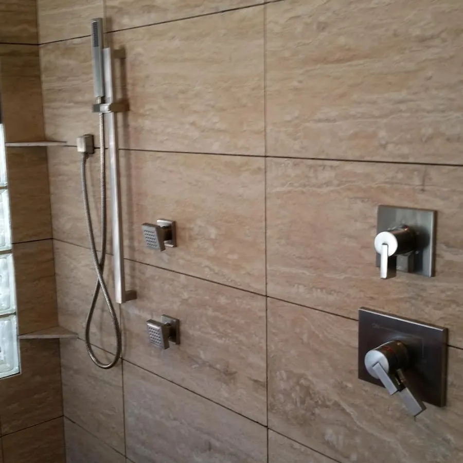 Shower fixture installation for Water Heater Replacement in Weston